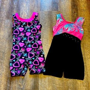 Danskin + Jaques Moret leotards. Size 6.